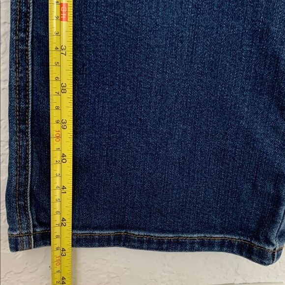 J. Jill Denim Modern Slim Boot Cut Dark Wash Women’s Jeans Size 8 Tall - Picture 6 of 10